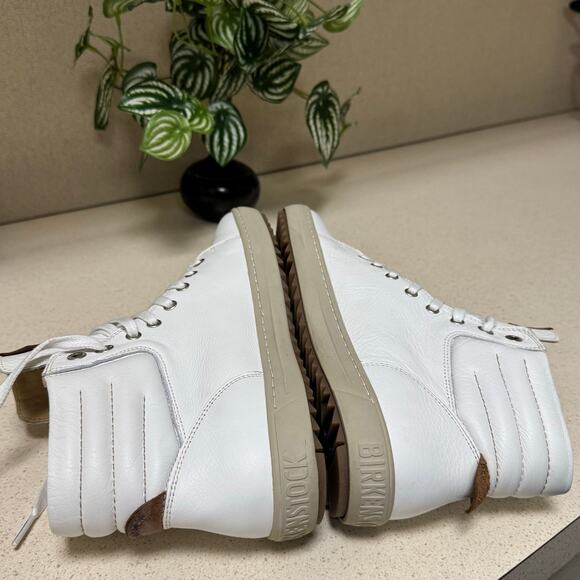 •VNDS• Birkenstock Women’s Bartlett Kids White Leather Shoes • EU40 - Picture 6 of 13